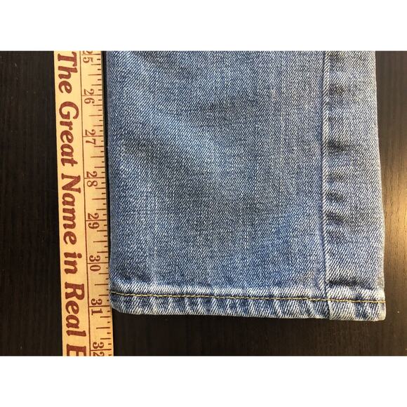 Hollister Skinny Jean Size 30x32 Destroyed Light Wash 100% Cotton - Picture 11 of 12